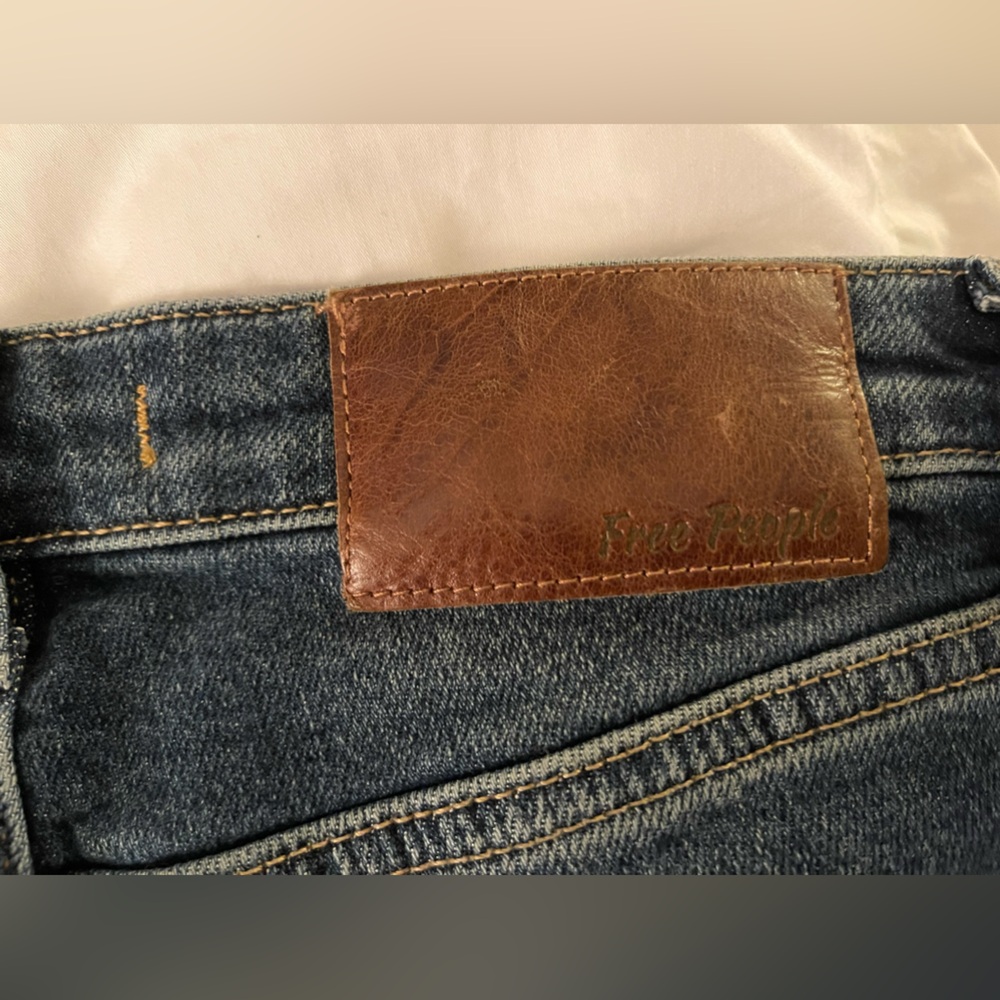 Free People Distressed Boot Cut Jeans 28 - Picture 10 of 13